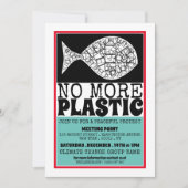Plastikfisch, Treffpunkt für den Klimawandel Einladung (Vorderseite)