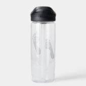 Plastikflasche Trinkflasche (Rückseite)