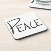 PlastikfriedensUntersetzer-Set von 6 Getränkeuntersetzer (Linke Seite)