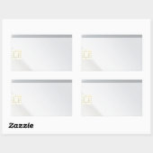 Plastikkarten mit Chip Rechteckiger Aufkleber (Blatt)