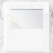 Plastikkarten mit Chip Rechteckiger Aufkleber (Tasche)