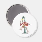 Plastikleuchte Magnet (Vorderseite/Rückseite)