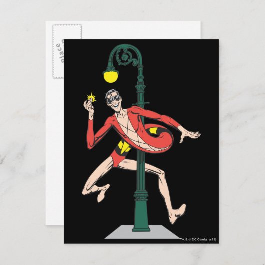 Plastikleuchte Postkarte (Vorne/Hinten)