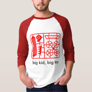 Plastikspielzeugausrüstung viggen_red, großes T-Shirt