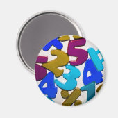 Plastikspielzeugnummermagazin Magnet (Vorderseite/Rückseite)