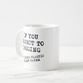 Plastiktoilettenpapier Funny Mug Kaffeetasse (Vorderseite Links)