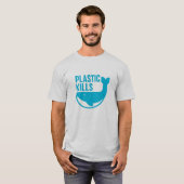 Plastiktöte Rettete die blauen Wale T-Shirt (Vorne ganz)