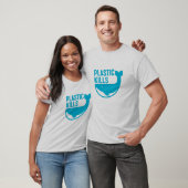 Plastiktöte Rettete die blauen Wale T-Shirt (Unisex)