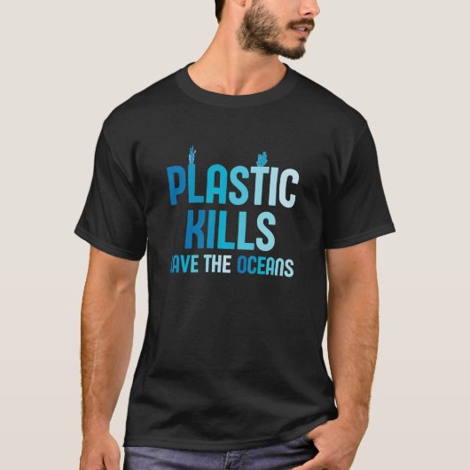 Plastiktöte Rettete die Ozeane T-Shirt (Vorderseite)
