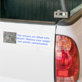 Plastikverschmutzungs-Autoaufkleber Autoaufkleber (Auf Lkw)