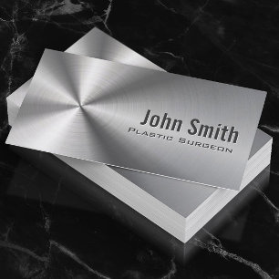 Plastische Chirurgen Imitate Metal Medizin Visitenkarte