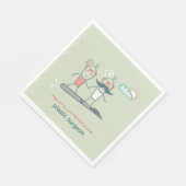 Plastische Chirurgen Papier Napkins Serviette (Ecke)