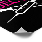 Plastische Operation Kosmetische Nurse Lippen Inje Poster (Ecke)