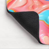 Plastische psychedelische Fluid-Formen Mousepad (Ecke)