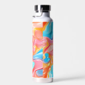 Plastische psychedelische Fluid-Formen Trinkflasche (Rechts)