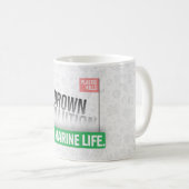 Plastische Verschmutzungsbewusstsein Kaffeetasse (VorderseiteRechts)