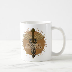 Plastischer Chirurg Caduceus Kaffeetasse