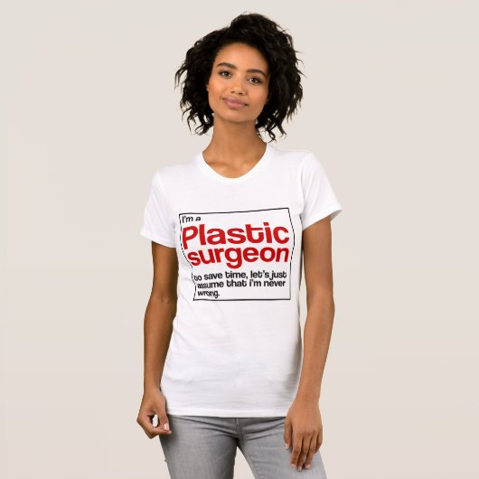 Plastischer Chirurg T-Shirt (Vorne ganz)
