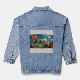 Plastischer Flug: Träume im synthetischen Himmel Jeansjacke