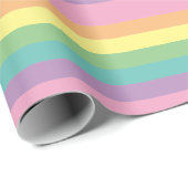 Plastpapier für den Rainbow-Streifen Geschenkpapier (Rolleneckpunkt)