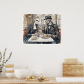 Plat Du Jour - Archivdruck Poster (Küche)