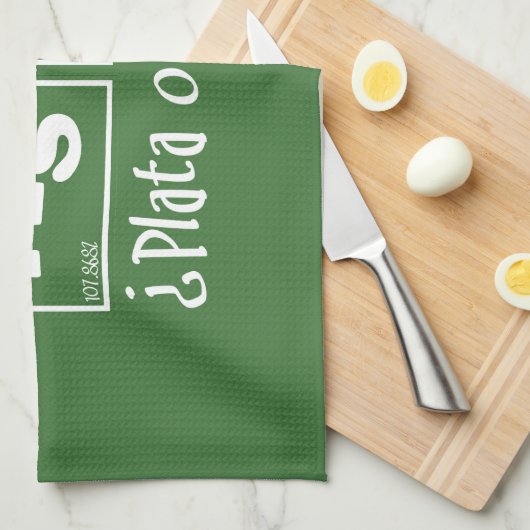 Plata o geschirrtuch (Viertel Falte)