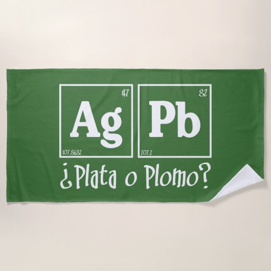 Plata o strandtuch (Vorderseite)