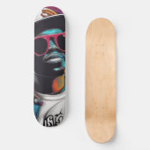 Plataforma de skate - Street graffiti art Hip Hop Skateboard (Vorderseite)