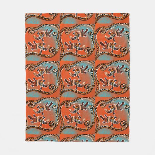 PLATAPUS ART FLEECEDECKE (Vorderseite)