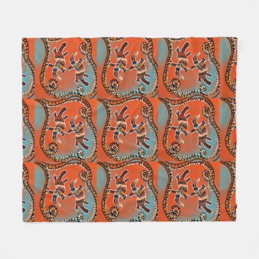 PLATAPUS ART FLEECEDECKE (Vorderseite (Horizontal))