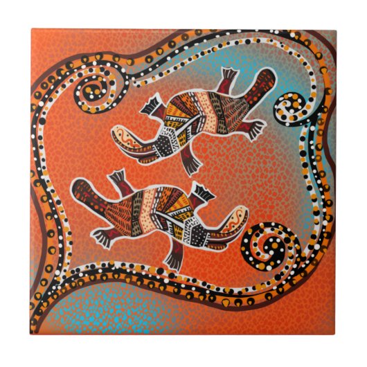 PLATAPUS ART FLIESE (Vorderseite)