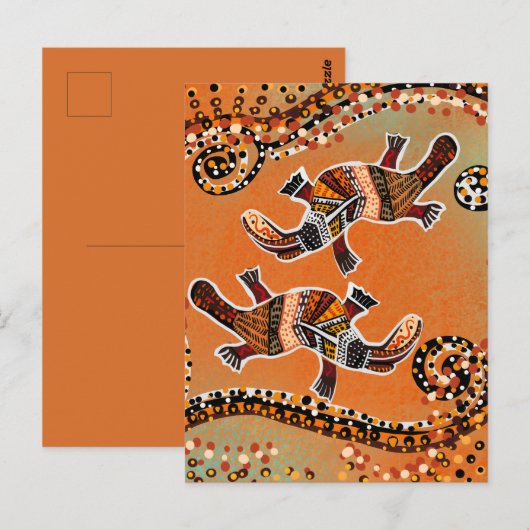 PLATAPUS ART POSTKARTE (Vorne/Hinten)