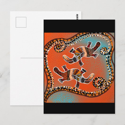 PLATAPUS ART POSTKARTE (Vorne/Hinten)