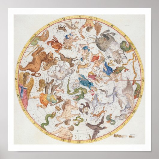 Plate 26 von "Atlas Coelestis", von John Flamsteed Poster (Vorne)