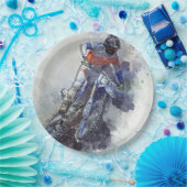 plate de papel moto pappteller (Party)