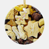 Plate für Personalisierte Weihnachten Keramik Ornament (Vorne)
