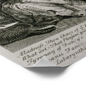 Plate VIII von A Rake's Progress, 1735 Poster (Ecke)