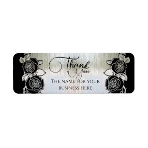 Plateada con flores personalizada