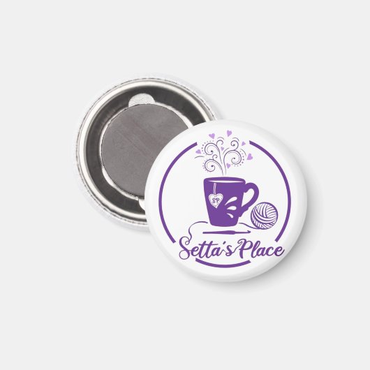 Plateaumagnet von Setta Magnet (Vorderseite/Rückseite)