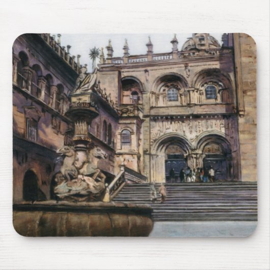 Platerías (Santiago de Compostela). A Coruña) Mousepad (Vorne)