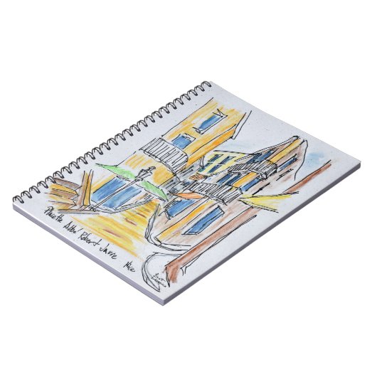 Platette Abbe Robert Jarard| Old Nice, Frankreich Notizblock (Linke Seite)