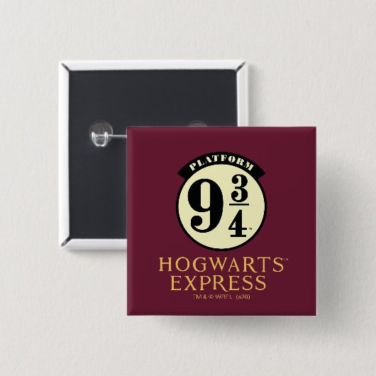 Platform 9 3/4 HOGWARTS™ EXPRESS-Symbol Button (Vorne & Hinten)
