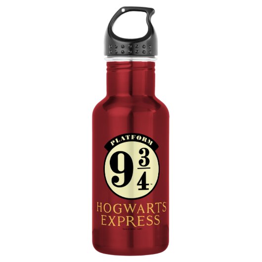 Platform 9 3/4 HOGWARTS™ EXPRESS-Symbol Edelstahlflasche (Vorderseite)