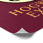 Platform 9 3/4 HOGWARTS™ EXPRESS-Symbol Poster (Ecke)