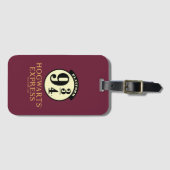 Platform 9¾ Hogwarts Express-Symbol Gepäckanhänger (Vorderseite (Horizontal))