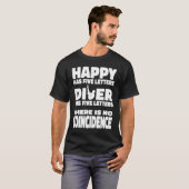 Platform Diver Happy Springboard Diving T-Shirt (Vorne ganz)