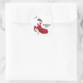 Platin, AXA Cup Sticker (Andalusien)-Schwarzer Tex (Tasche)