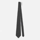 Platin Deco-Geometrie Luxus Modern Art Deco Krawatte (Vorderseite)