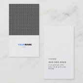 Platin-Gitter Visitenkarte (Vorne/Hinten)