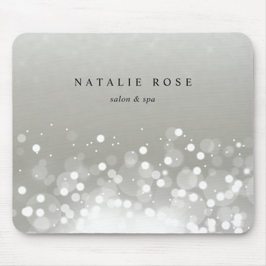 Platin Glow Personalisiert Mousepad (Vorne)